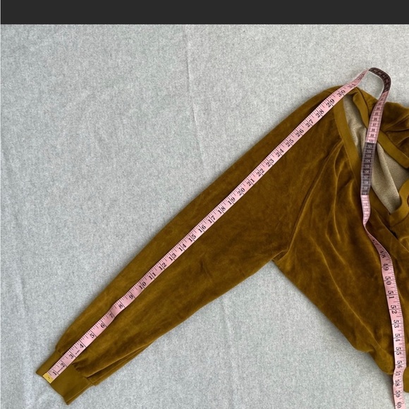 Velour Sweater Pullover Size M - Picture 4 of 7